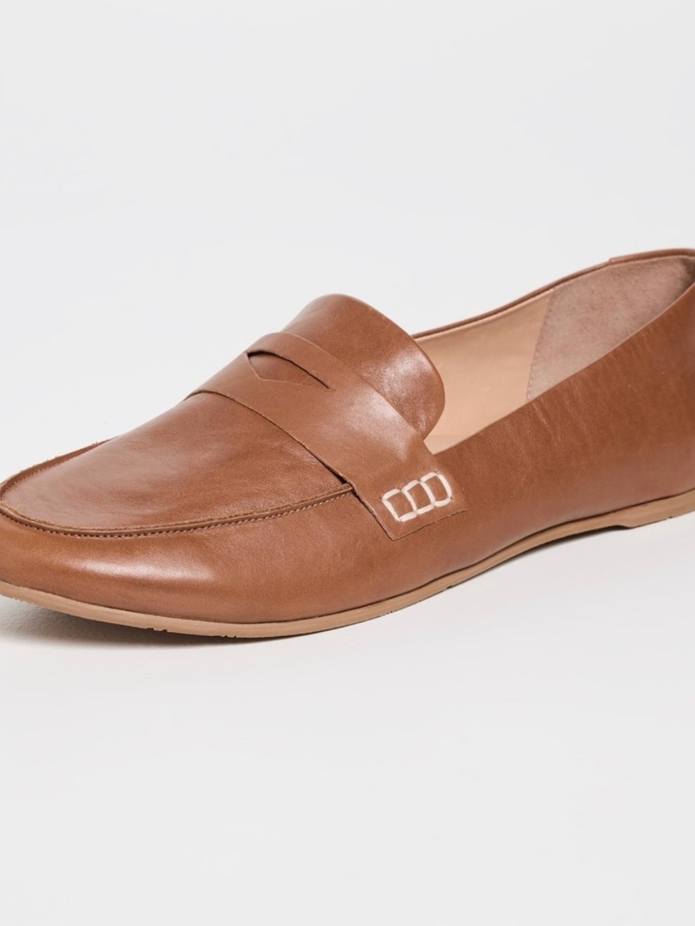 Beek Moorhen Loafer 7 Classic Tan Leather Penny Loafers for Women